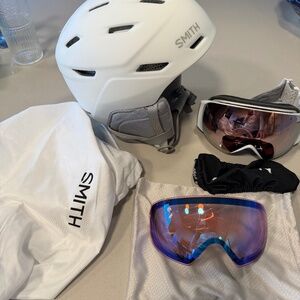 Smith Ski Helmet with googles